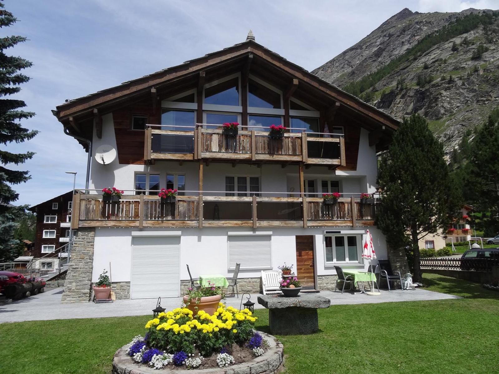 Chalet Wiesengrund Edelweiss 6P Saas-Almagell Exteriér fotografie